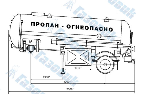 Полуприцеп - перевозчик 21,3 м3