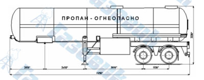 Полуприцеп - цистерна 96201Р