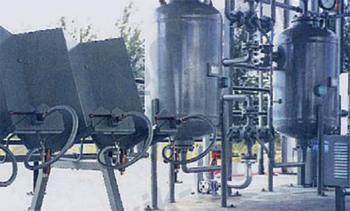 Комплексное исполнение систем слива сжиженного газа с буферными емкостями